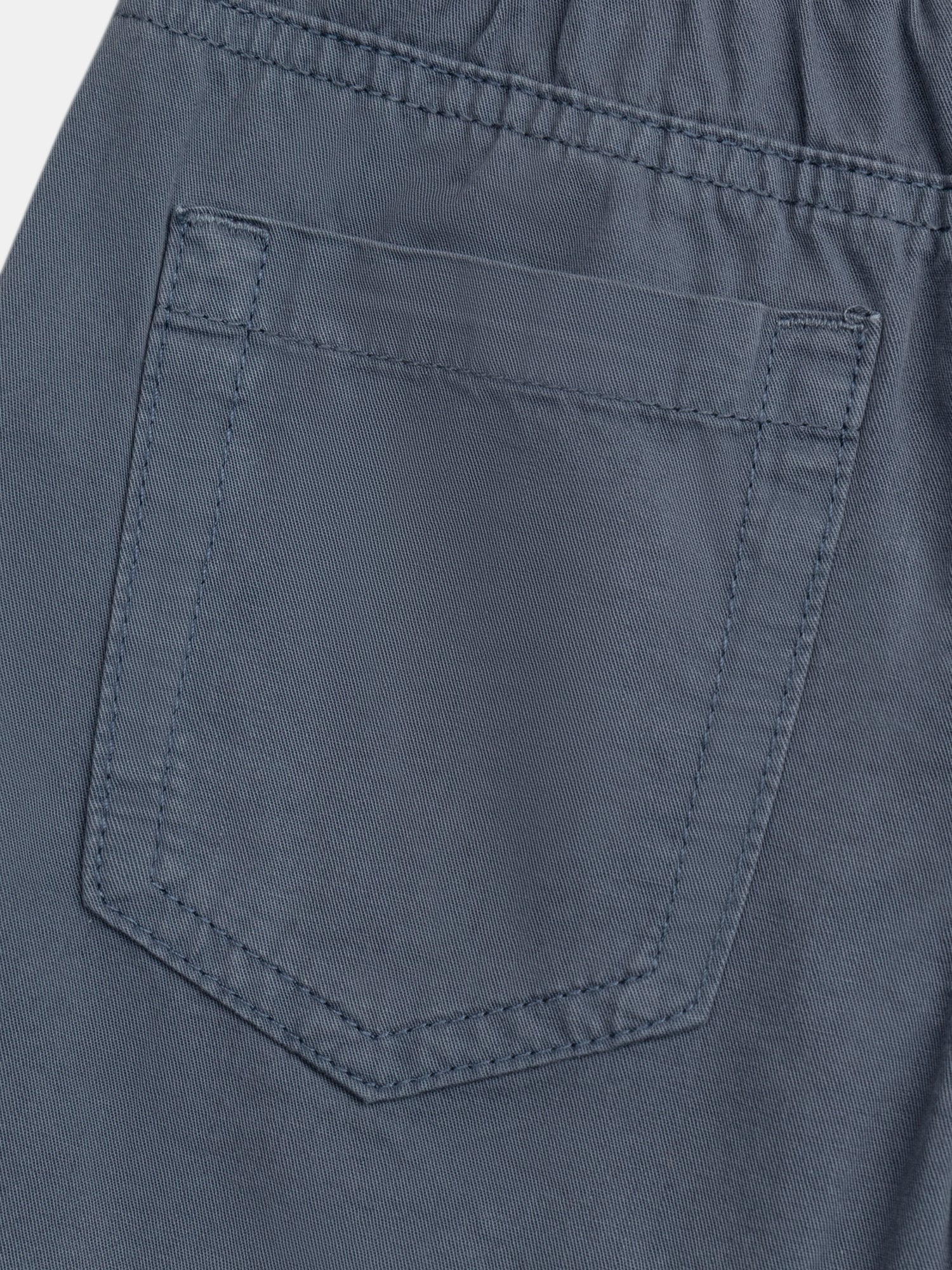 Bermuda bleu à poches devant et dos pour garçon - Image 3