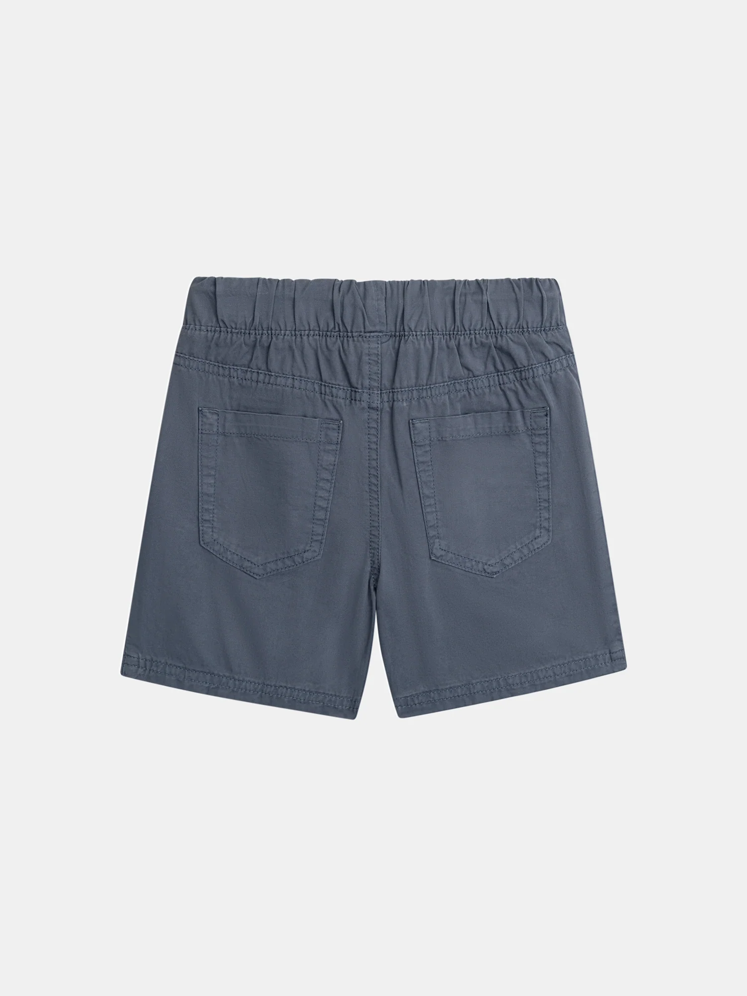 Bermuda bleu à poches devant et dos pour garçon - Image 4