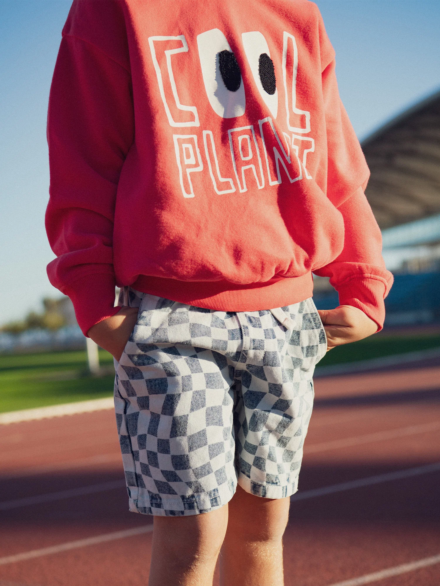 Bermuda en denim bleu - Image 3