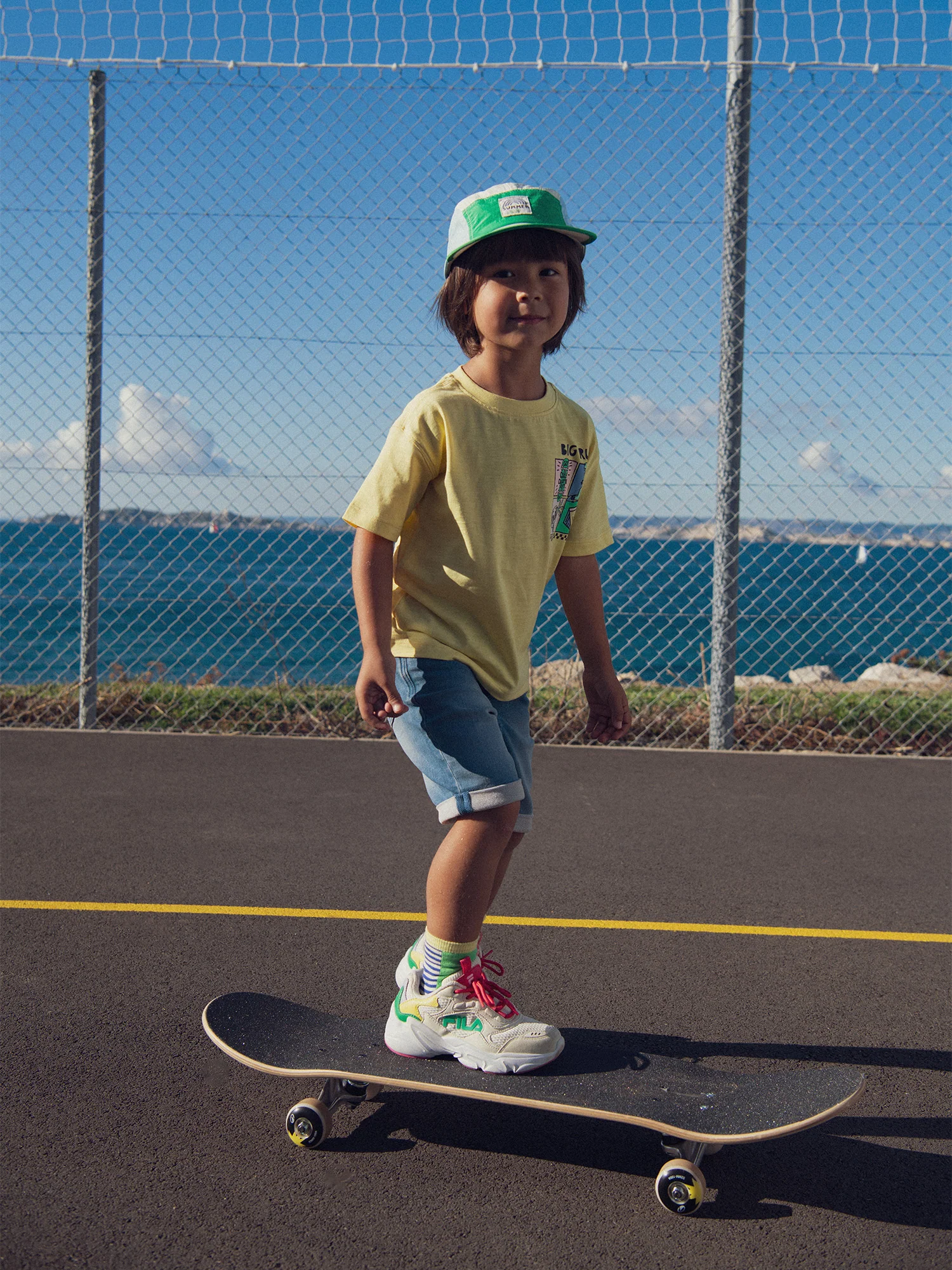 Bermuda en denim bleu pour garçon - Image 3