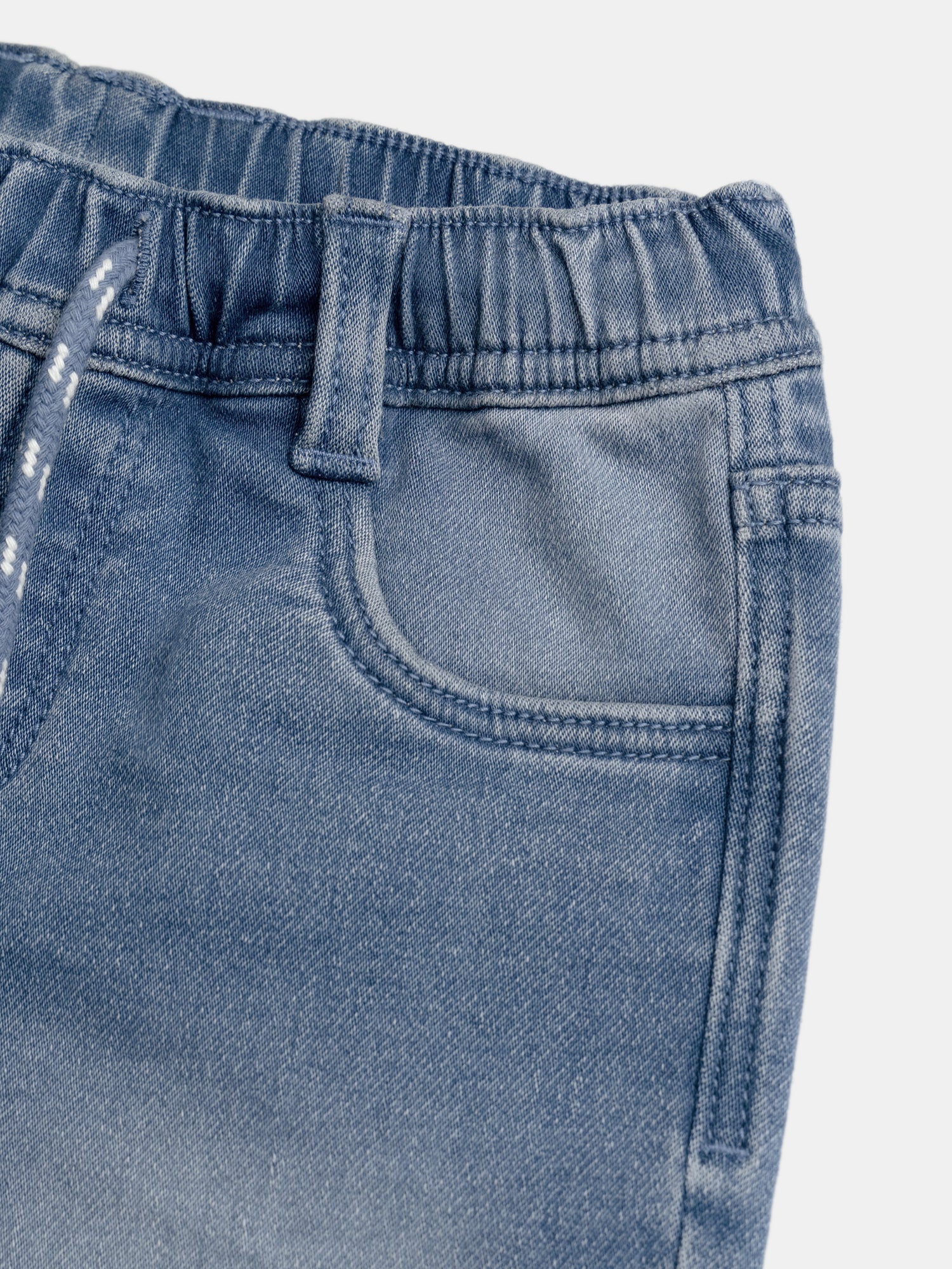 Bermuda en denim bleu pour garçon - Image 4