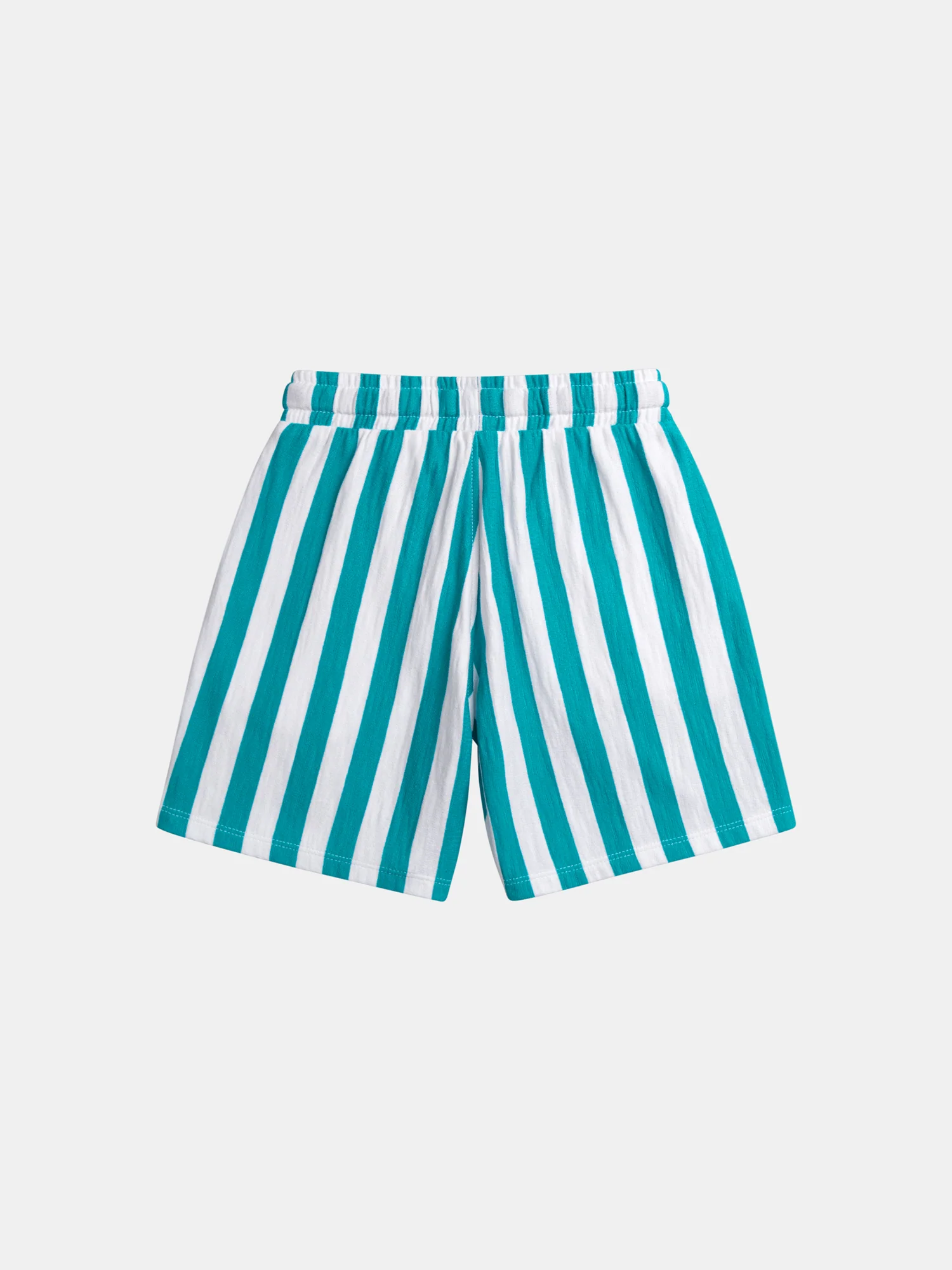 Bermuda rayé turquoise à poches pour garçon - Image 3