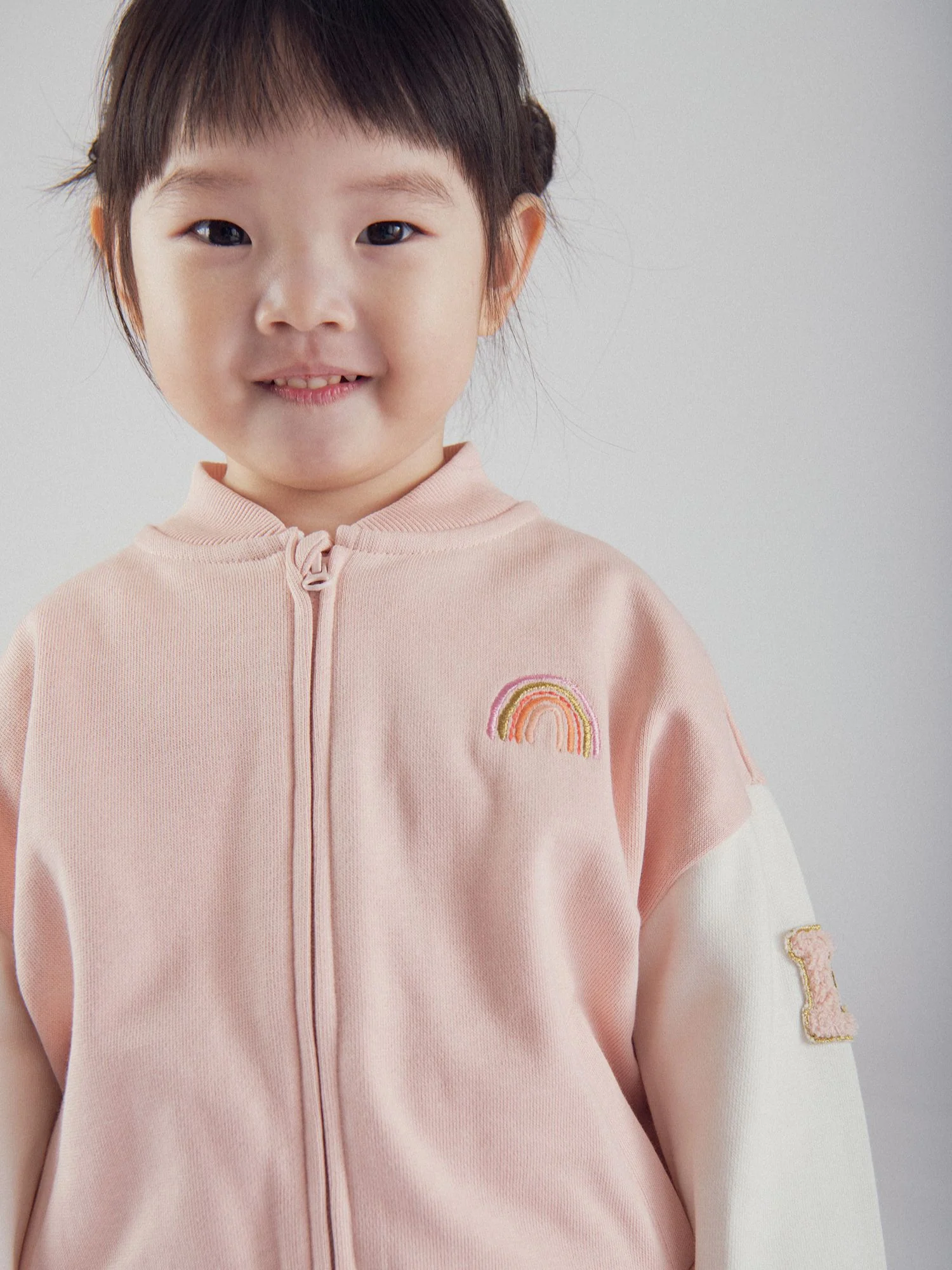 Bomber rose vintage pour bébé fille - Image 4