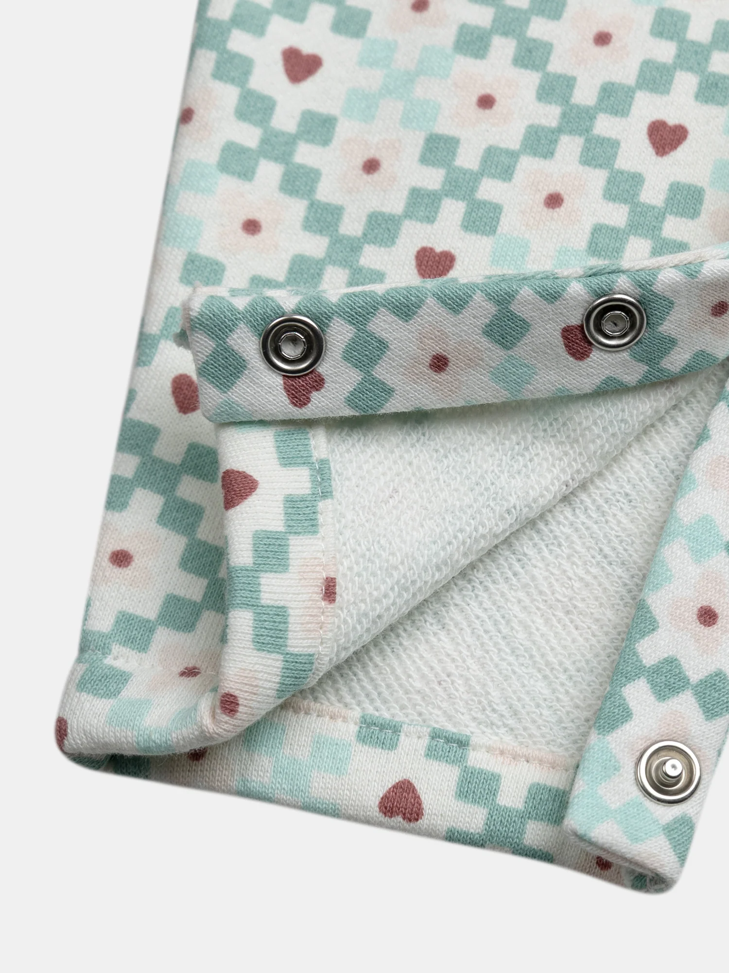 Combinaison imprimée pastel pour bébé fille - Image 5