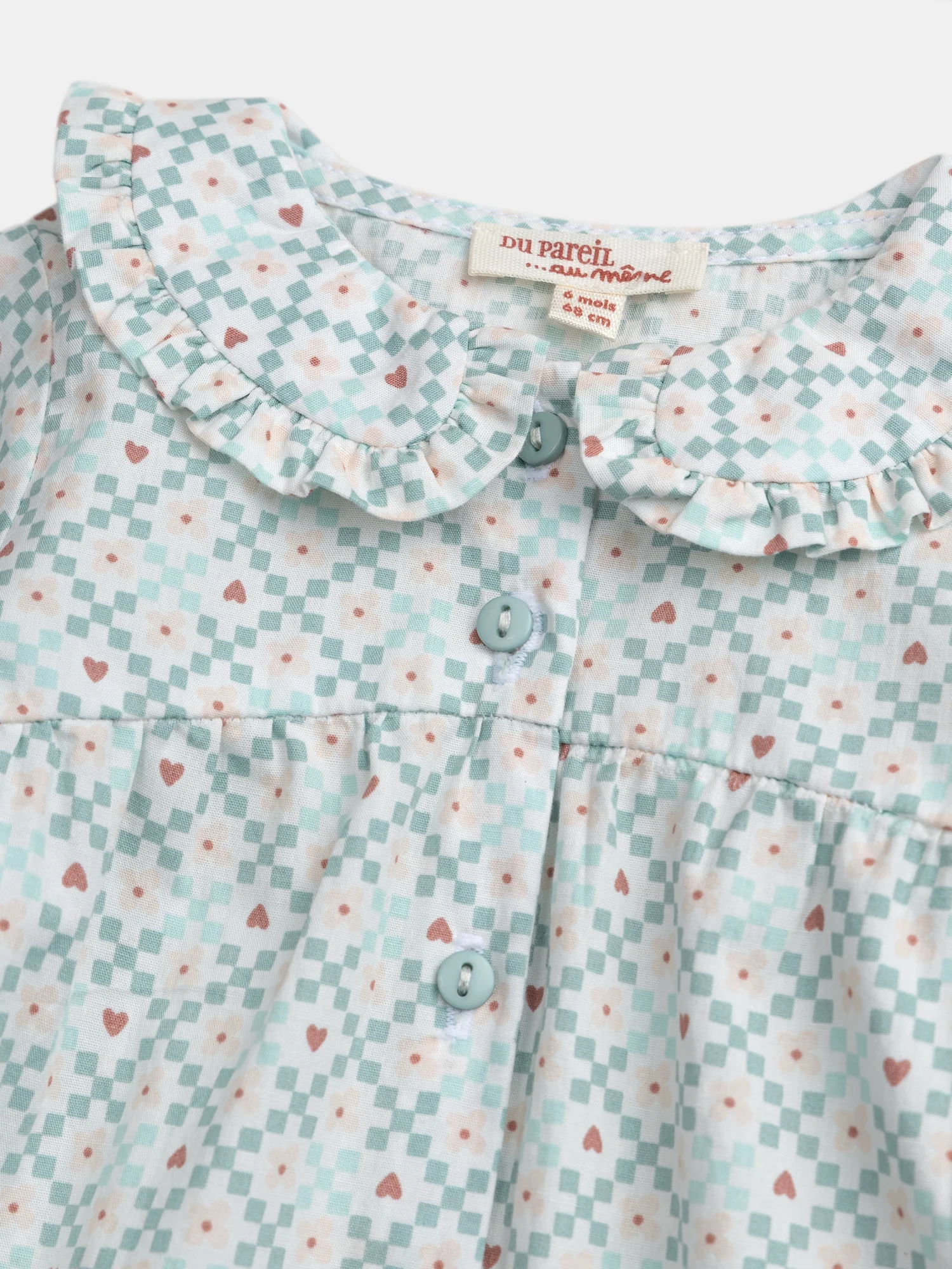 Ensemble imprimé pastel pour bébé fille - Image 3