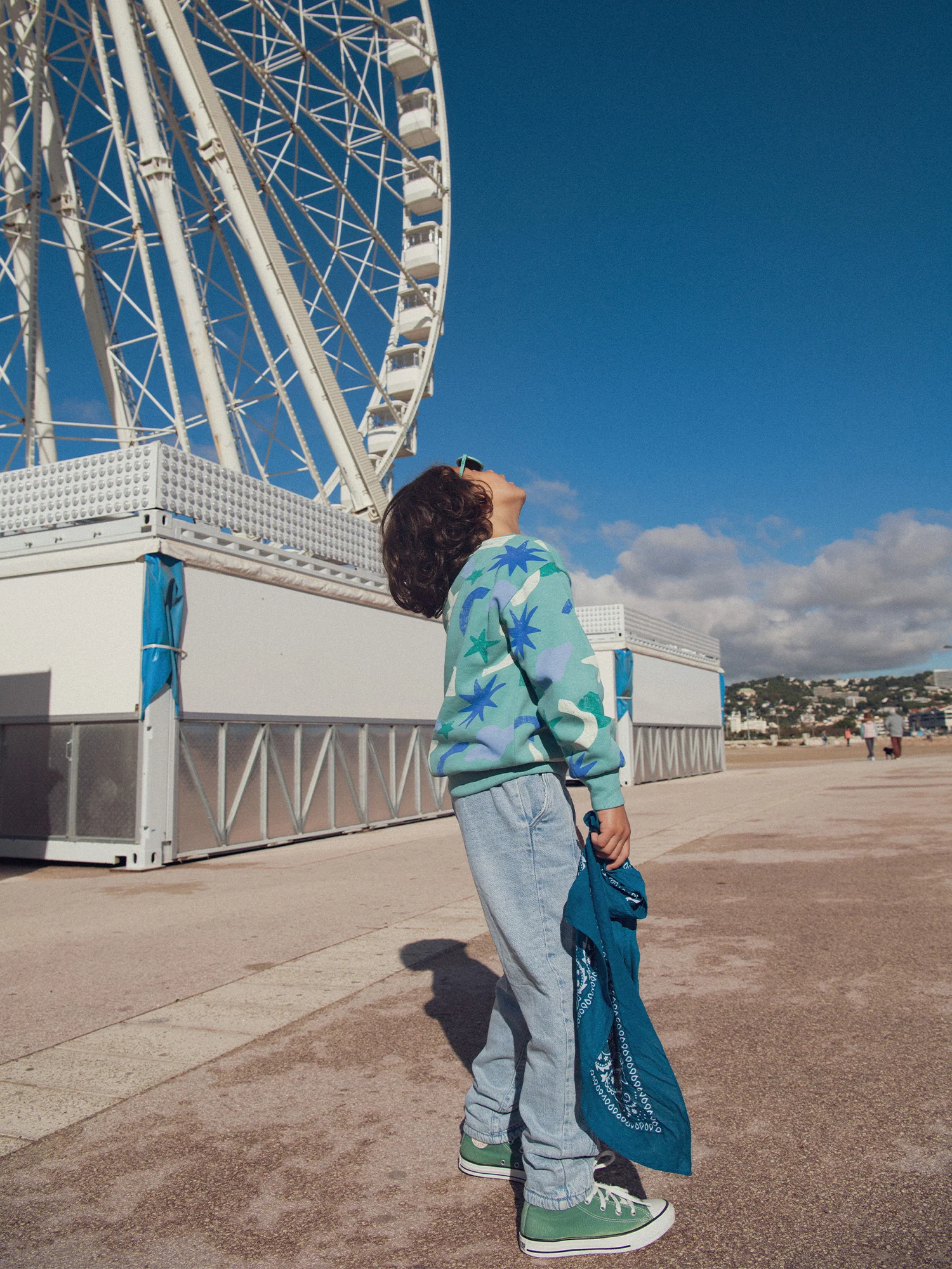 Jean style charpentier doublé chaud pour garçon - Image 6