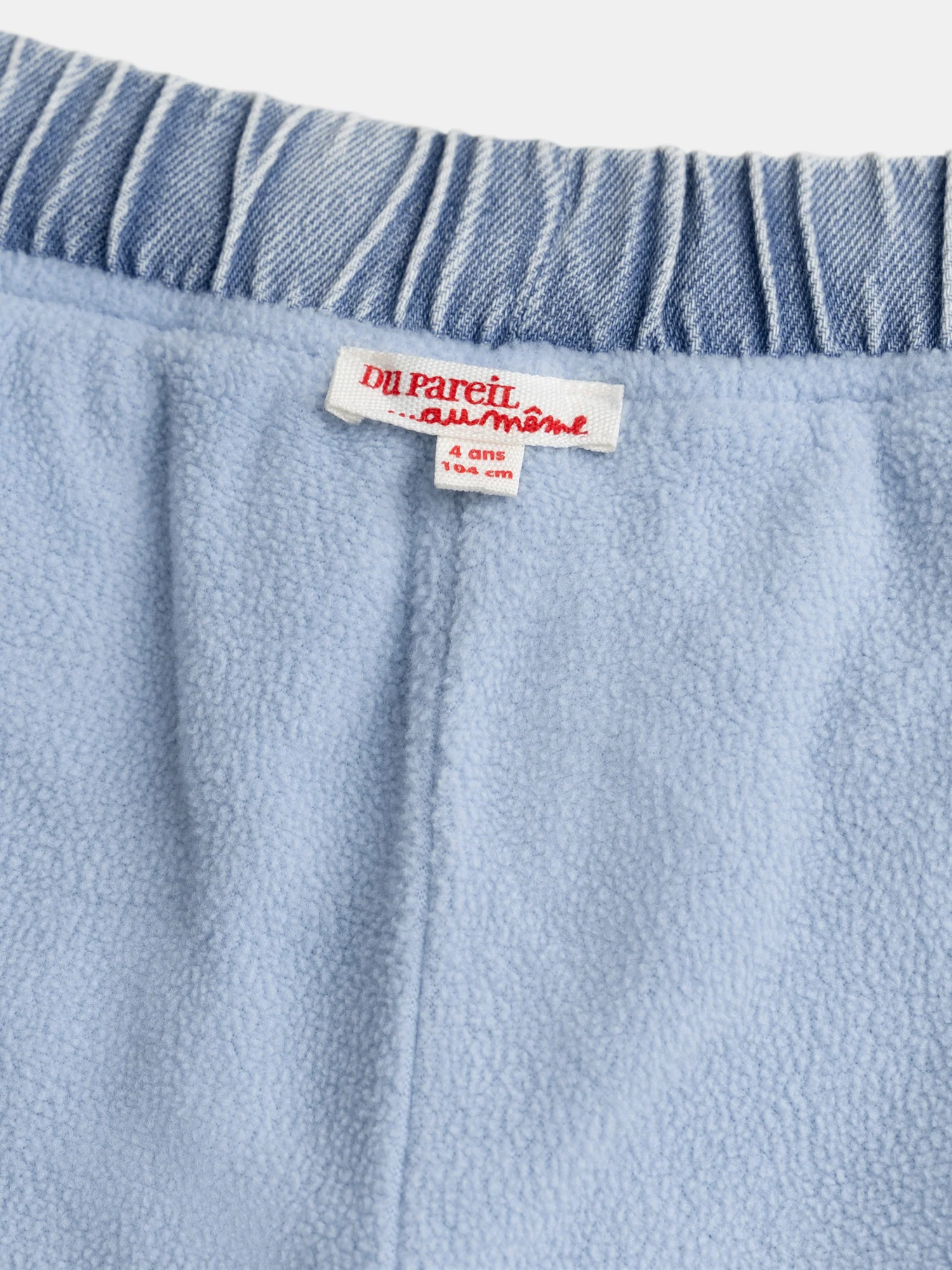 Jean style charpentier doublé chaud pour garçon - Image 7