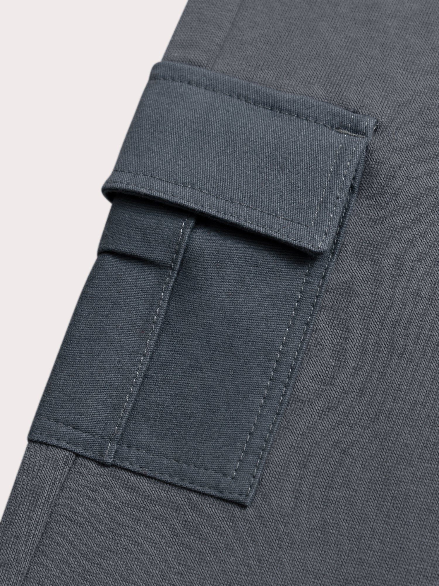 Pantalon cargo en molleton gris foncé - Image 3