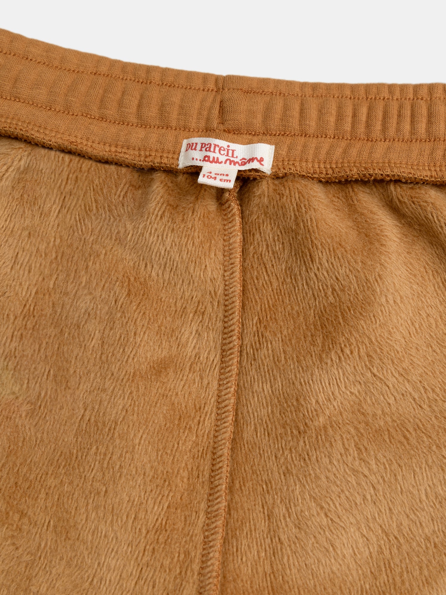 Pantalon en molleton marron  doublé chaud pour garçon - Image 6