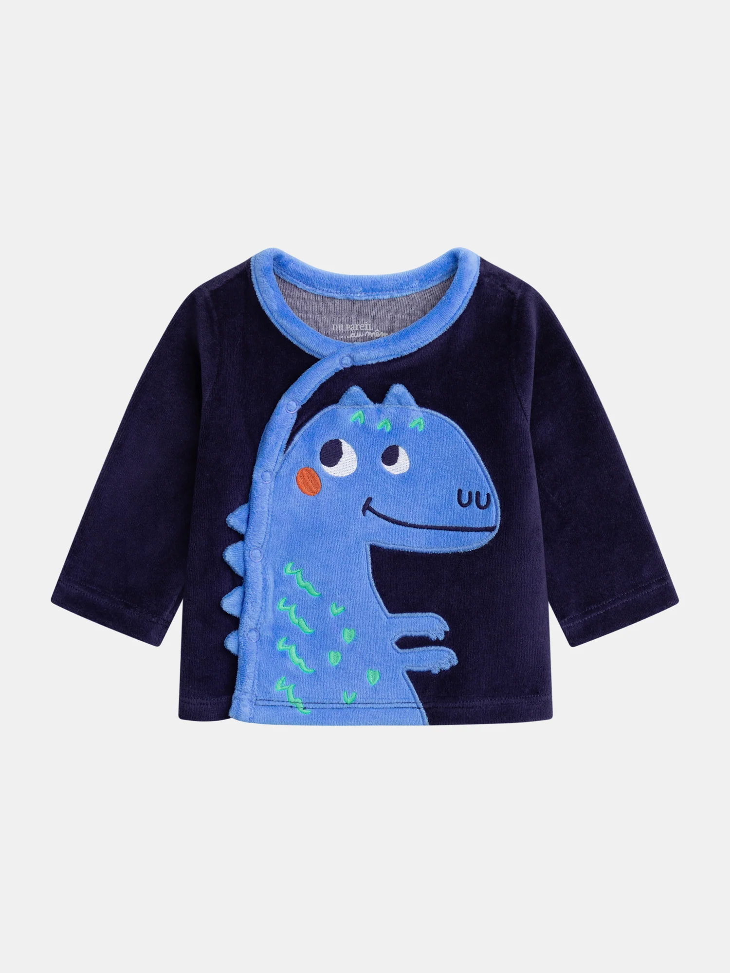 Pyjama bleu nuit à motif dinosaure pour bébé garçon - Image 4