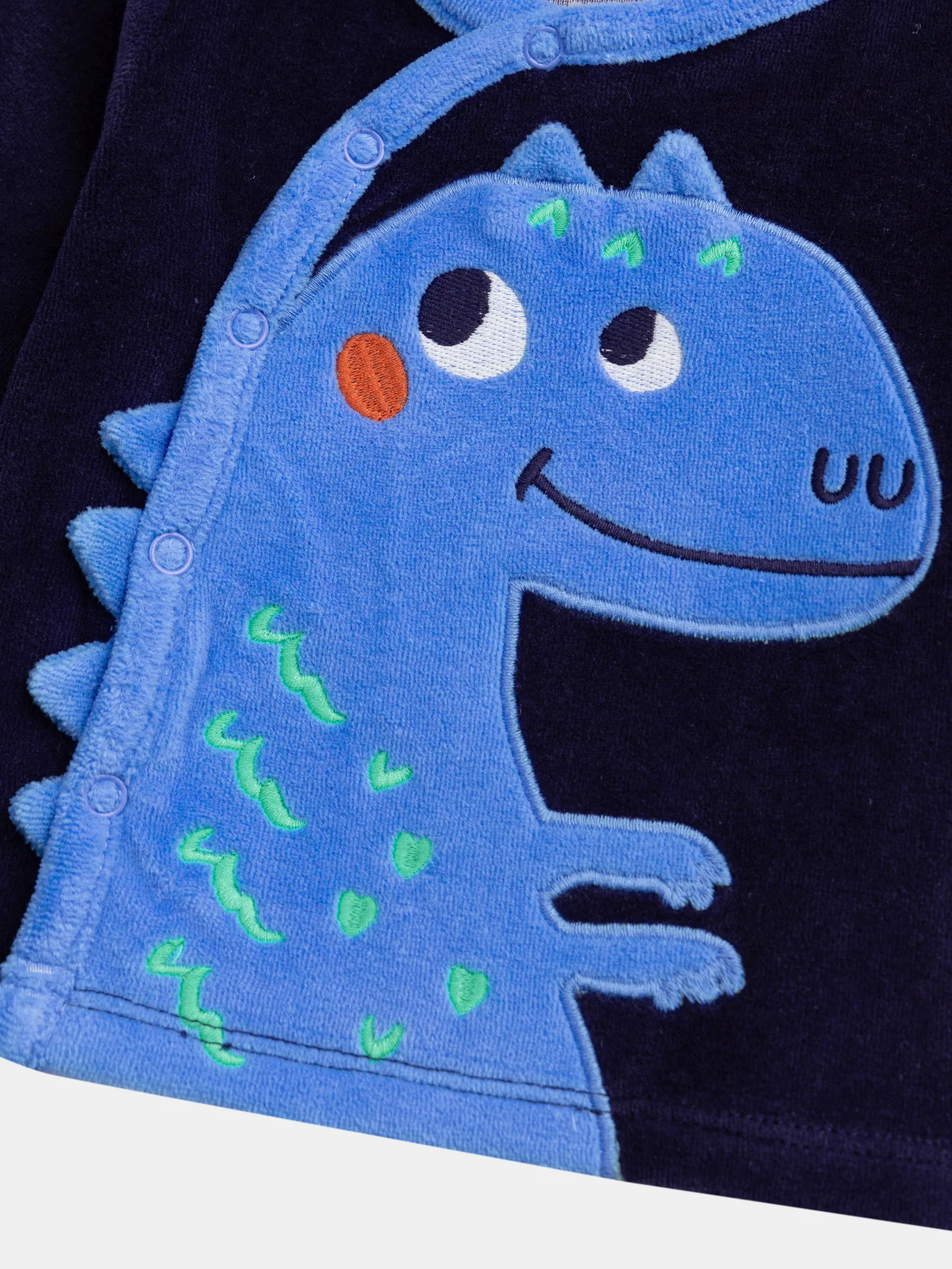 Pyjama bleu nuit à motif dinosaure pour bébé garçon - Image 5