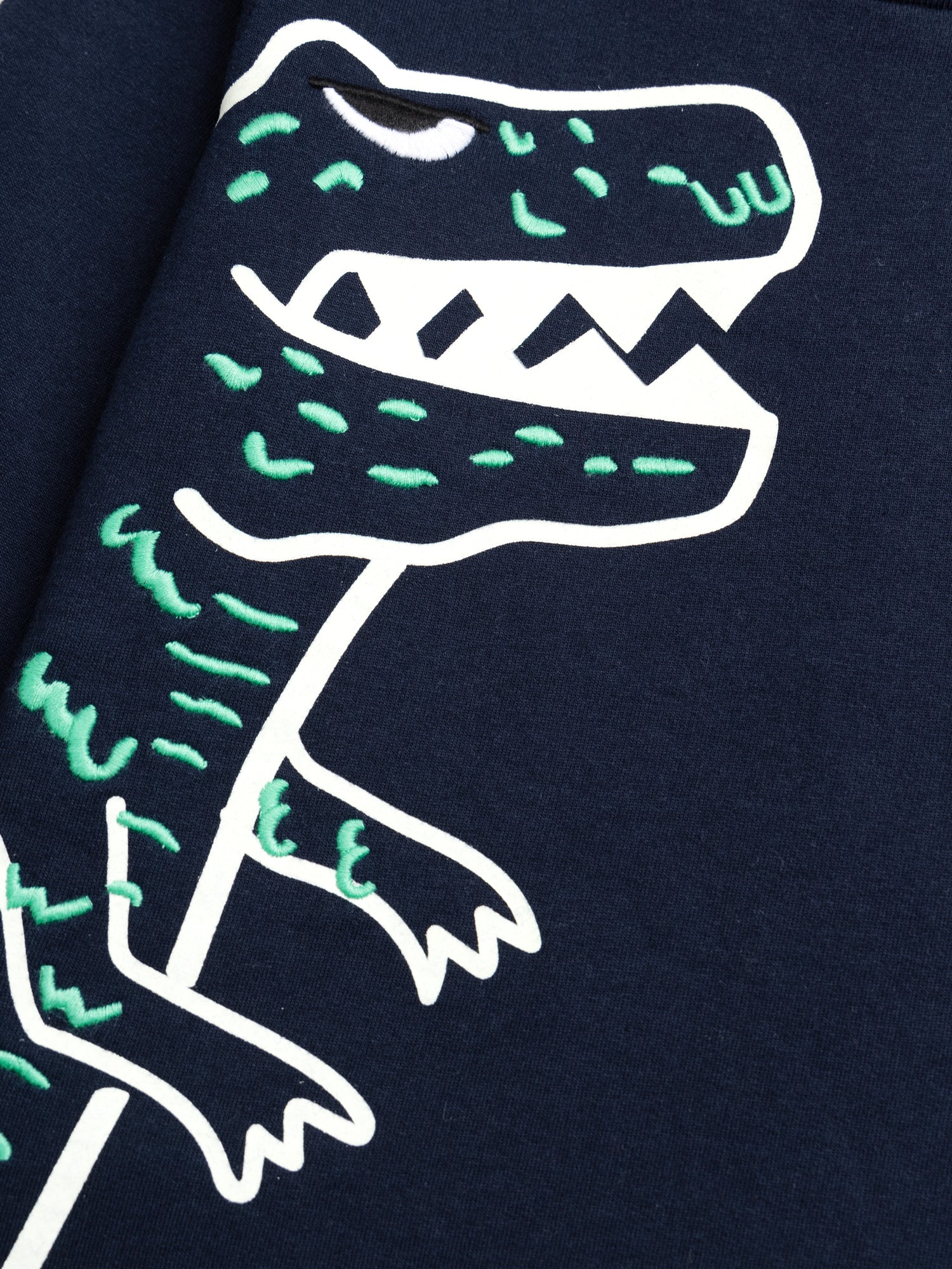 Pyjama bleu nuit phosphorescent à motif dinosaure pour garçon - Image 3