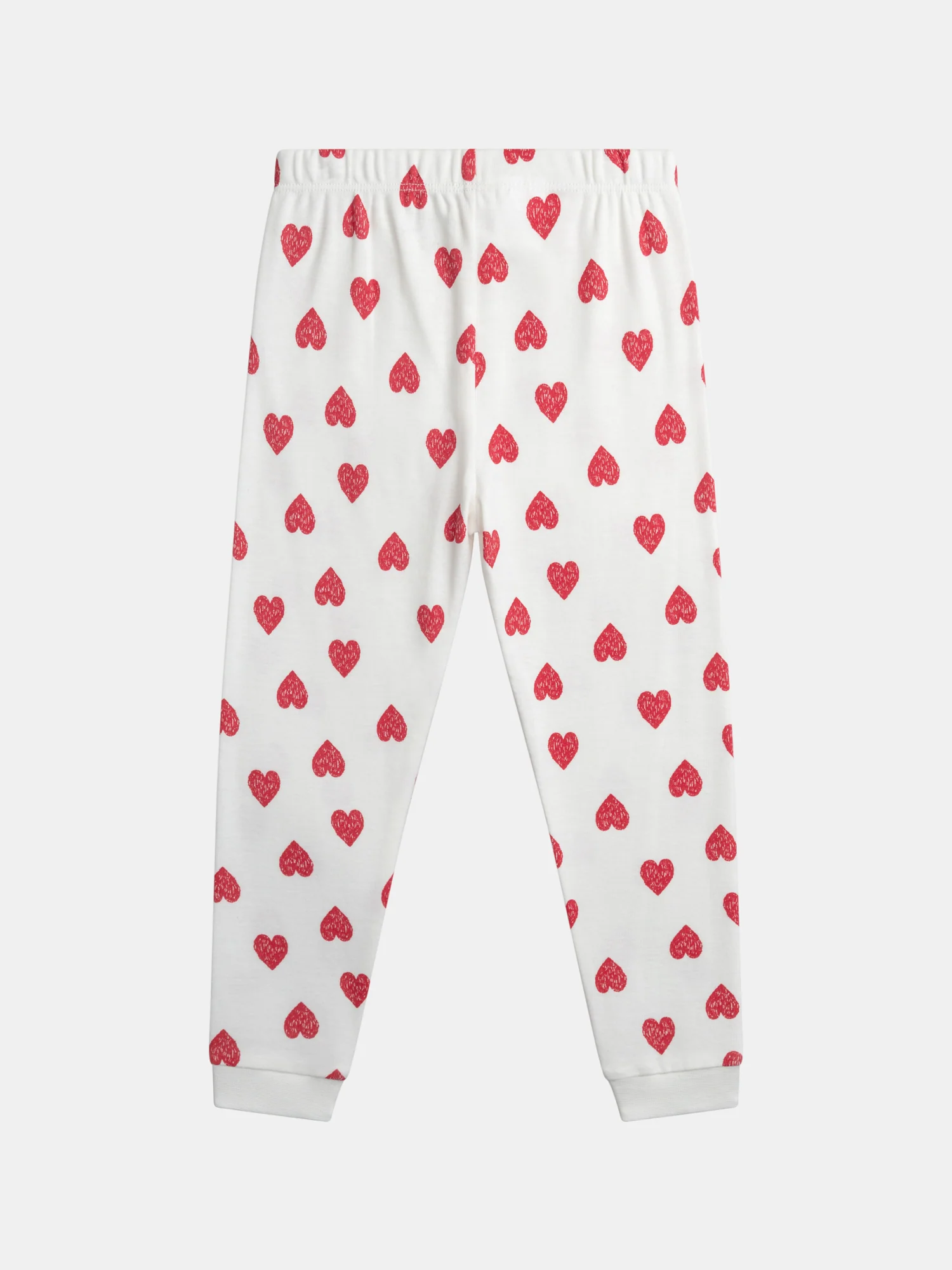 Pyjama écru à motif pomme d'amour pour fille - Image 8