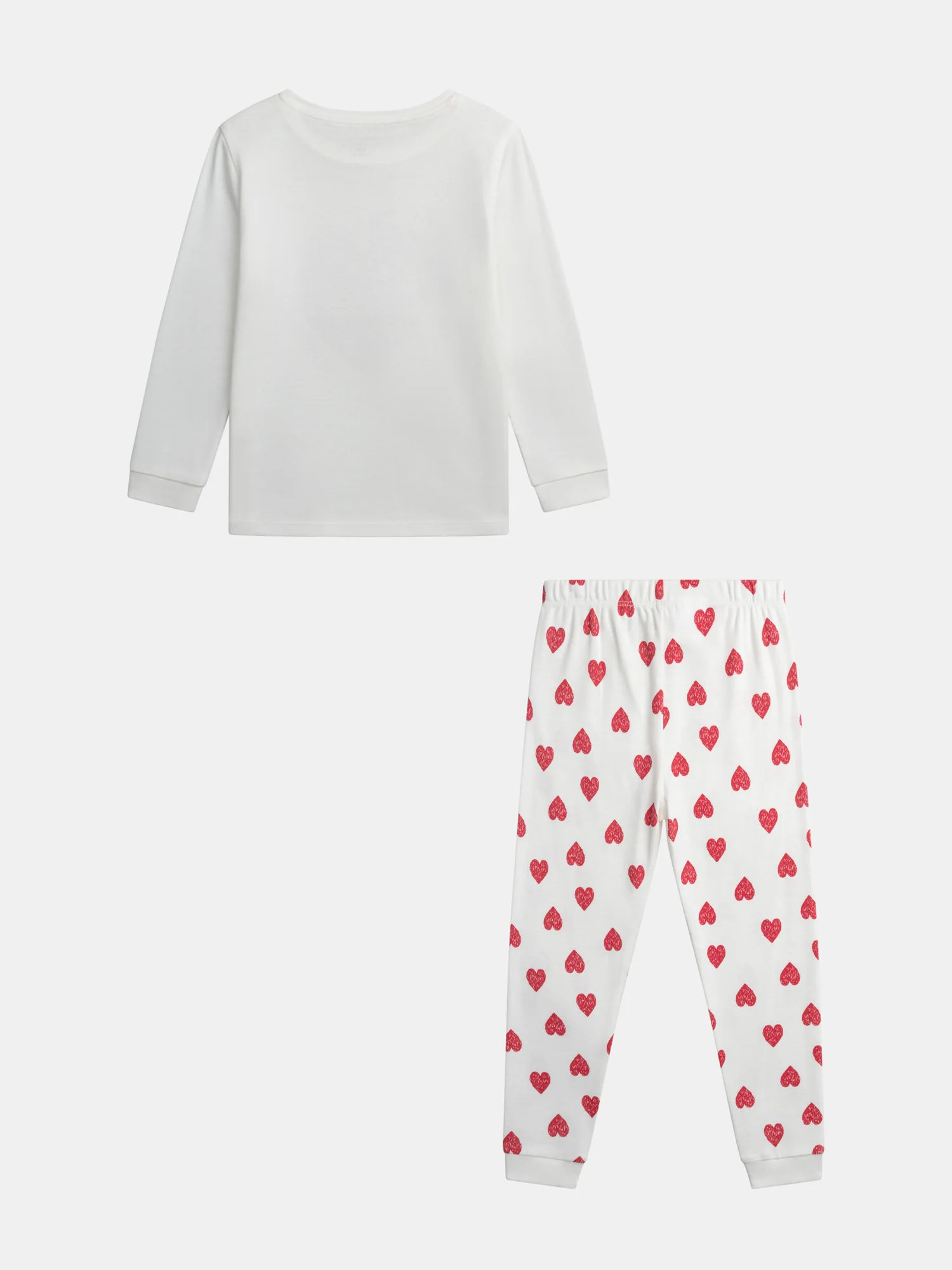 Pyjama écru à motif pomme d'amour pour fille - Image 9