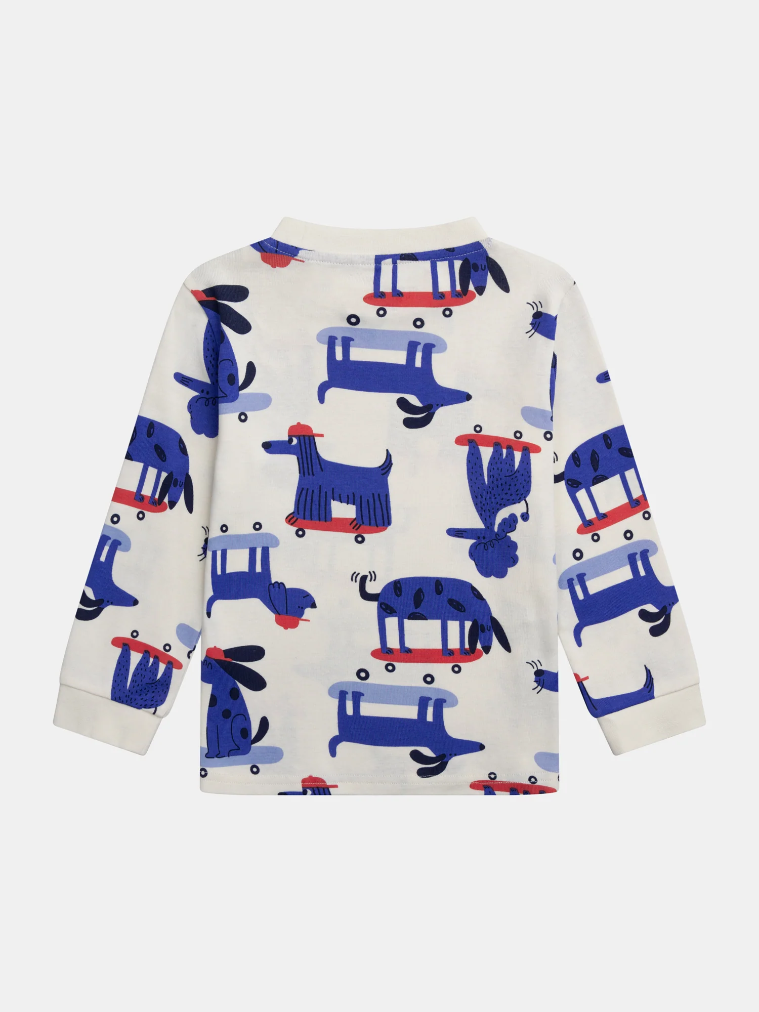 Pyjama écru imprimé all-over chien à roulette pour garçon - Image 4