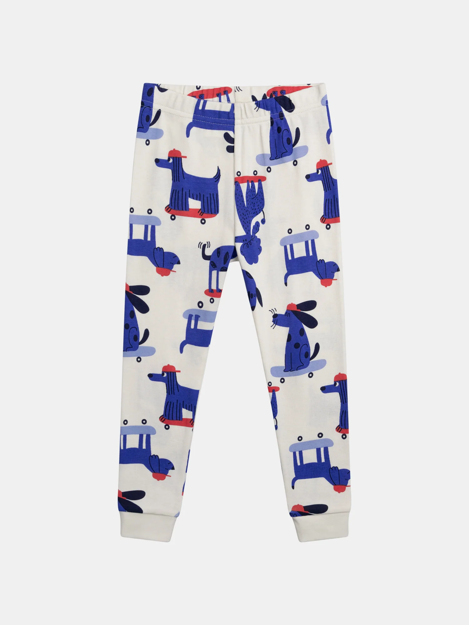 Pyjama écru imprimé all-over chien à roulette pour garçon - Image 5