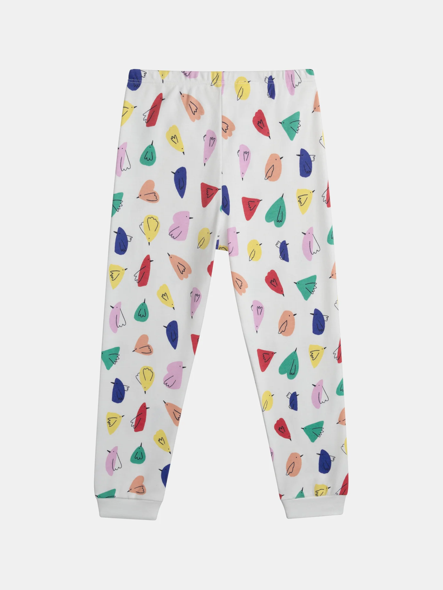 Pyjama écru imprimé all-over oiseaux pour fille - Image 5