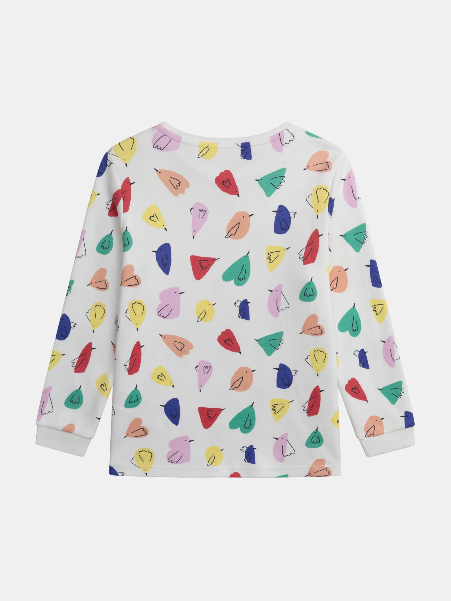 Pyjama écru imprimé all-over oiseaux pour fille - Image 8