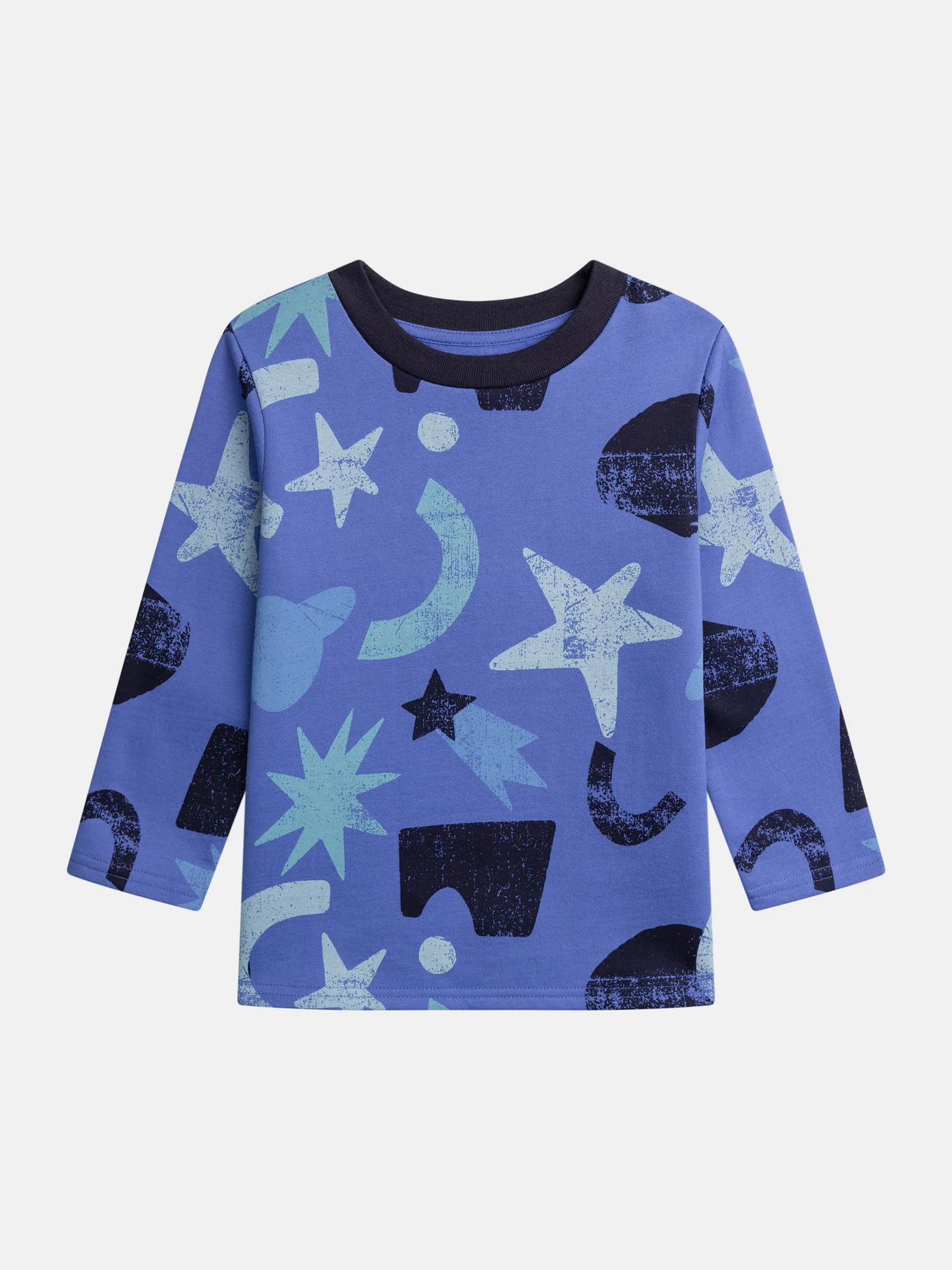 Pyjama phosphorescent bleu nattier imprimé spatial pour garçon - Image 4