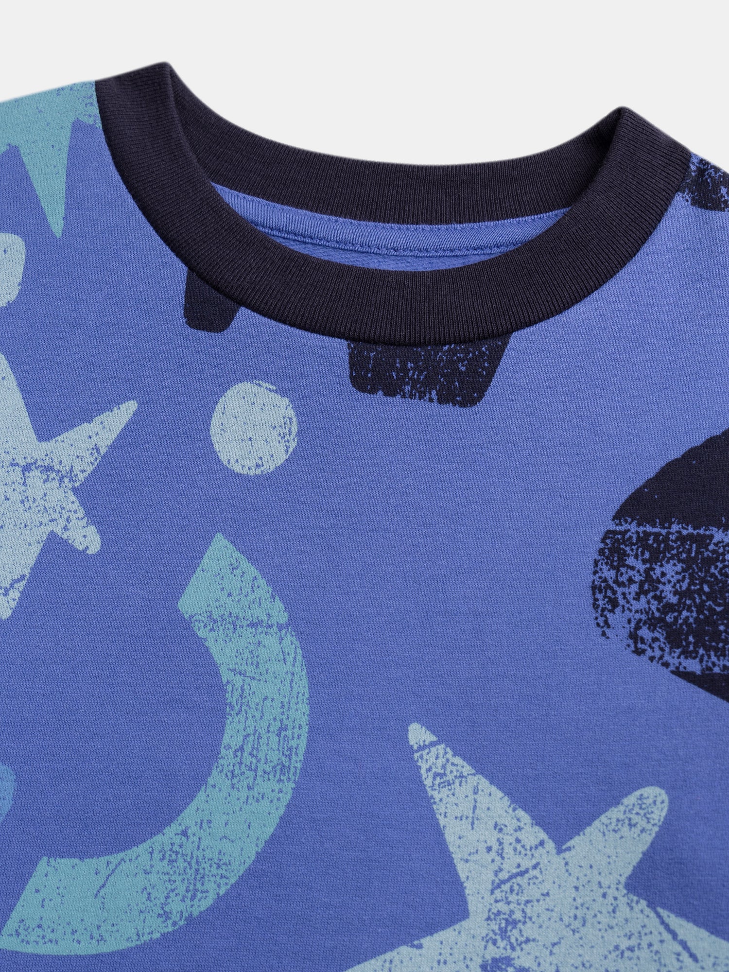 Pyjama phosphorescent bleu nattier imprimé spatial pour garçon - Image 5