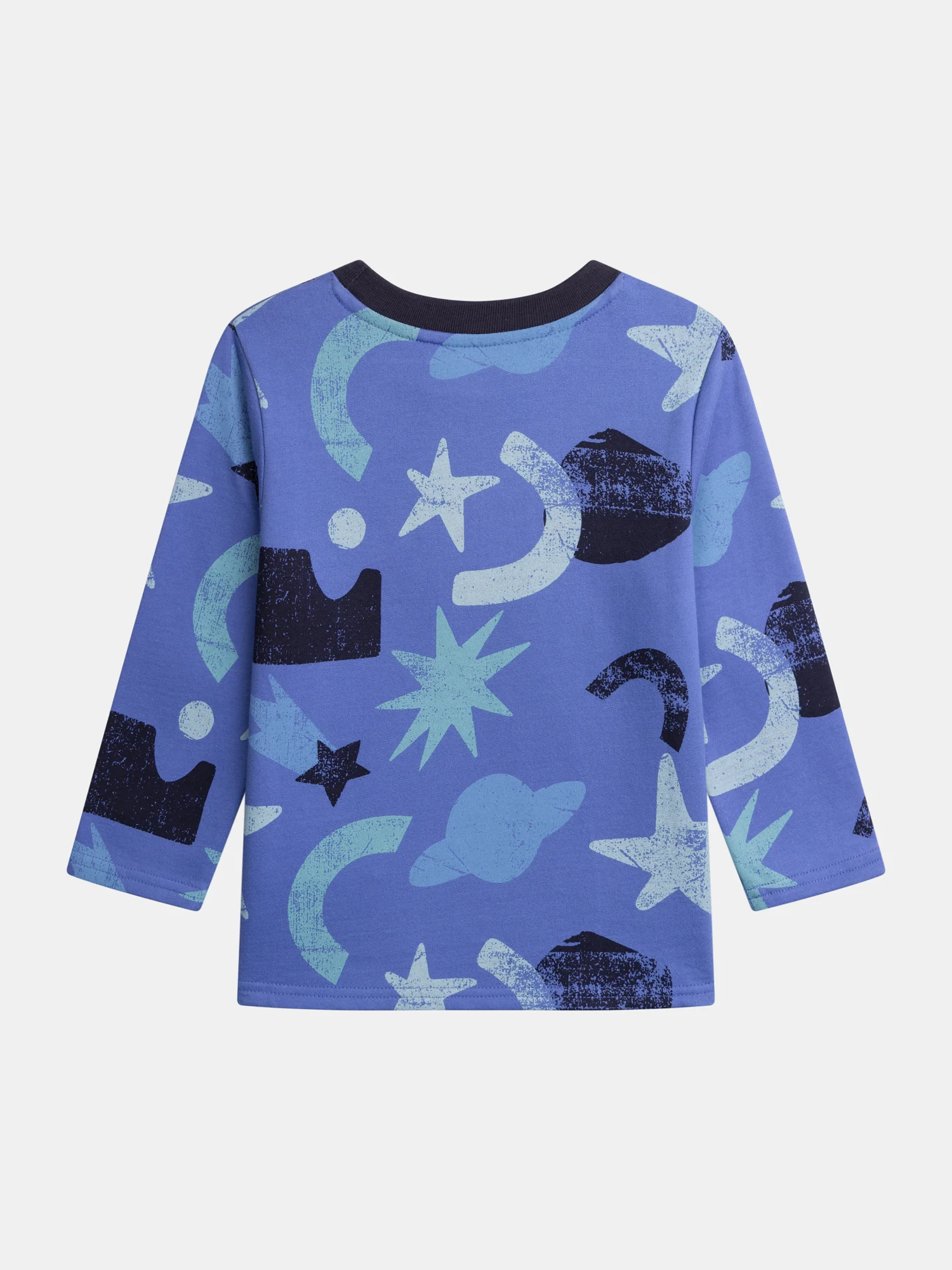 Pyjama phosphorescent bleu nattier imprimé spatial pour garçon - Image 7