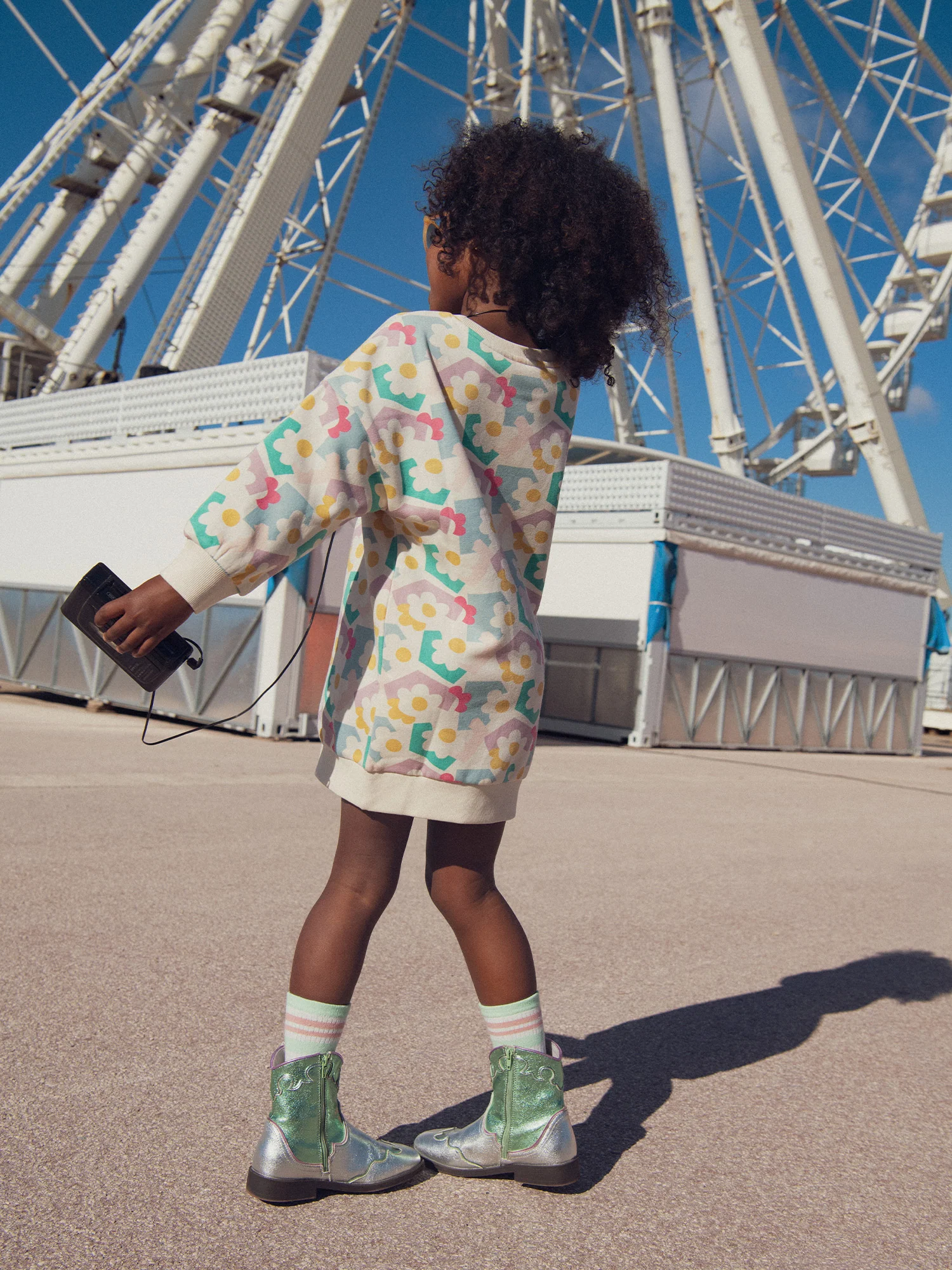 Robe en molleton imprimé pour fille - Image 6