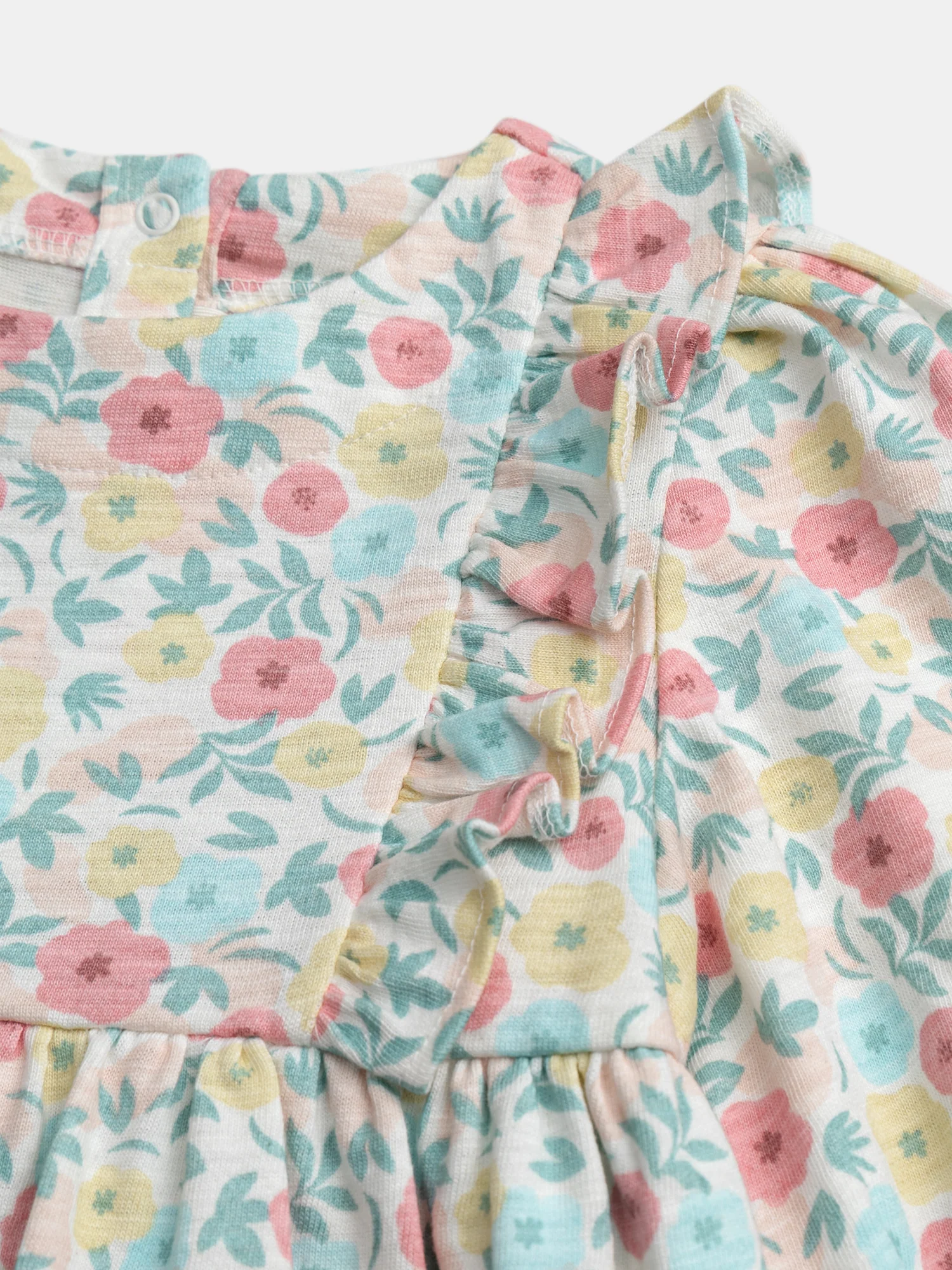 Robe imprimée fleurs pour bébé fille - Image 3