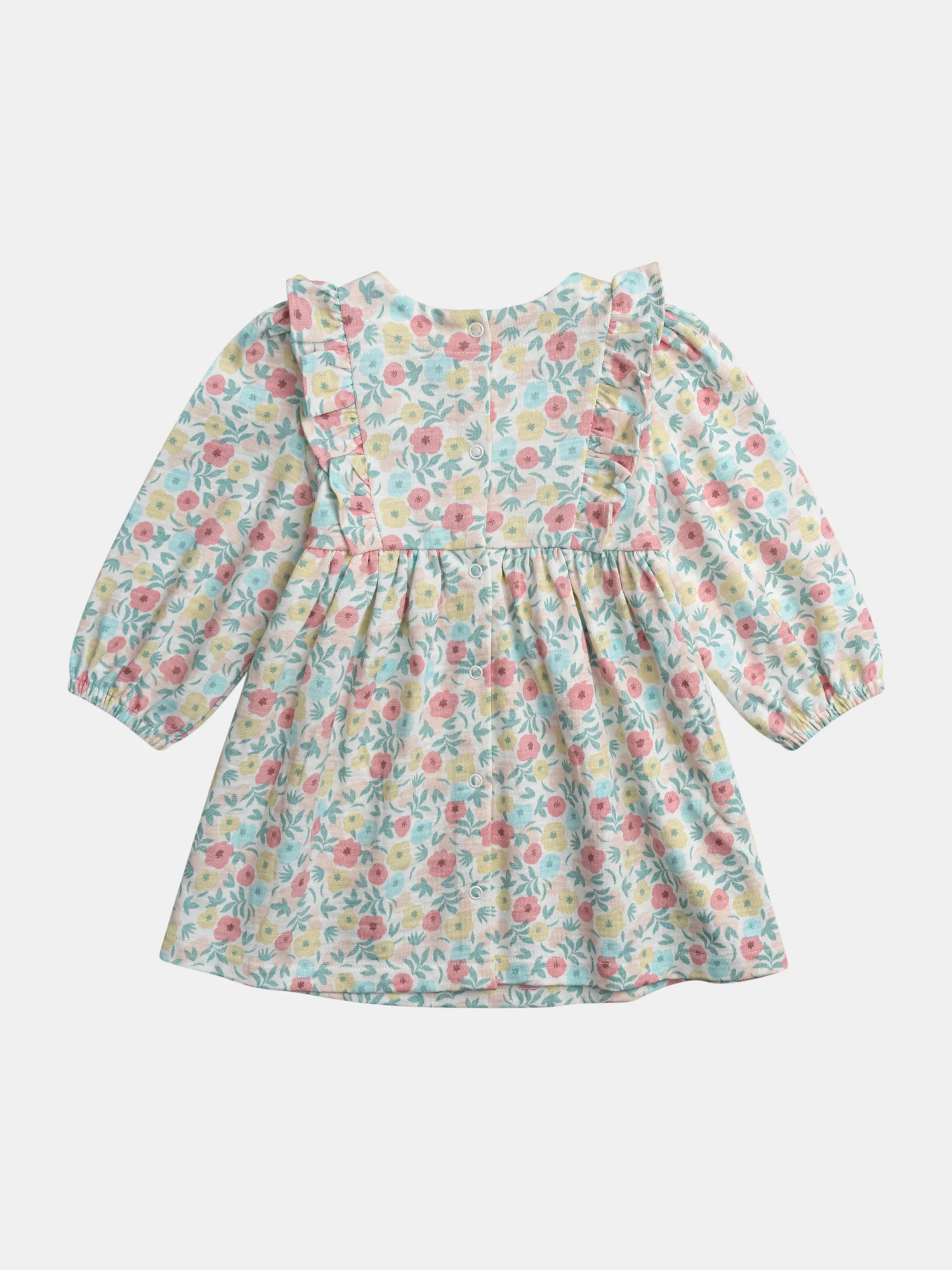 Robe imprimée fleurs pour bébé fille - Image 4