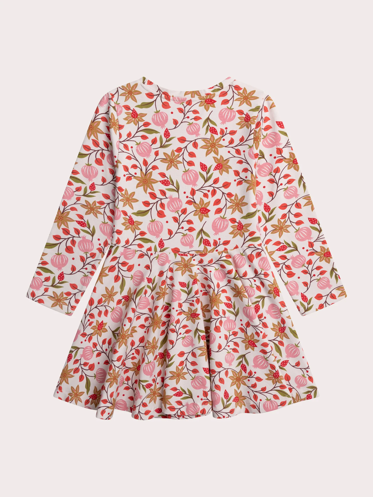 Robe patineuse manches longues imprimée - Image 3