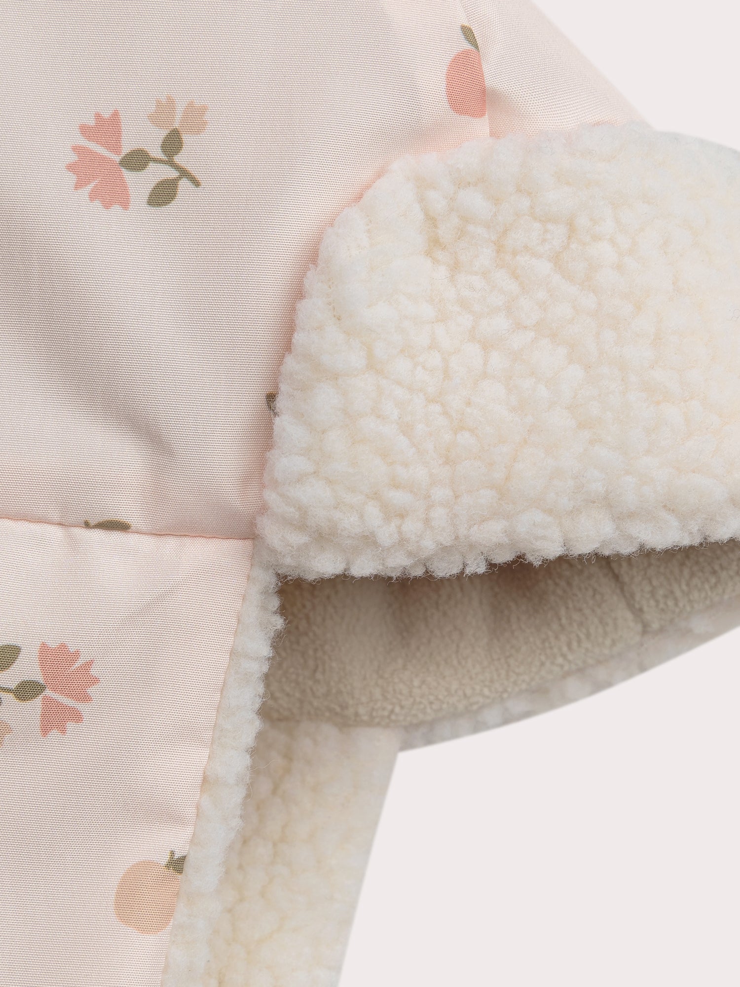 Sherpa imprimé fleurs pour bébé fille - Image 3