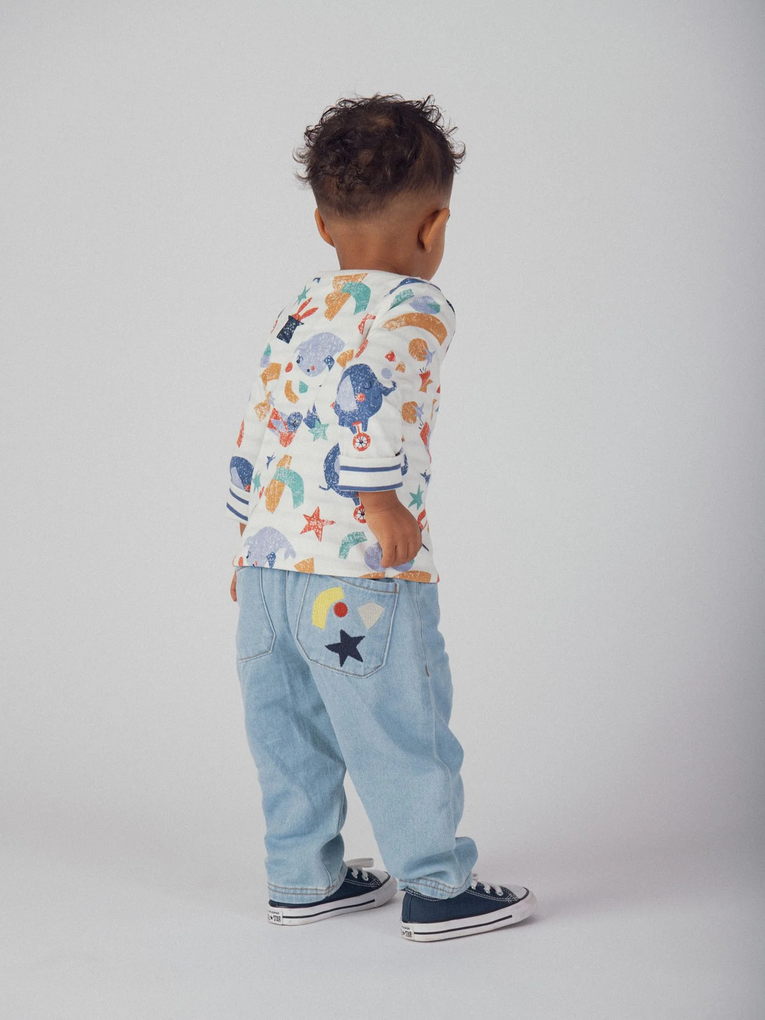 T-shirt réversible motif cirque pour bébé garçon - Image 3