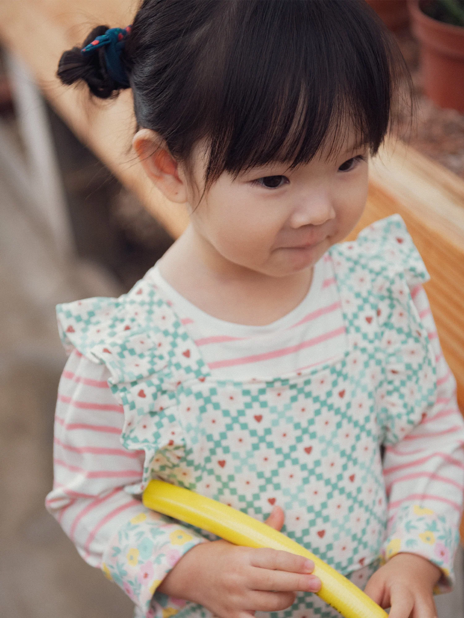 Combinaison imprimée pastel pour bébé fille - Image 4